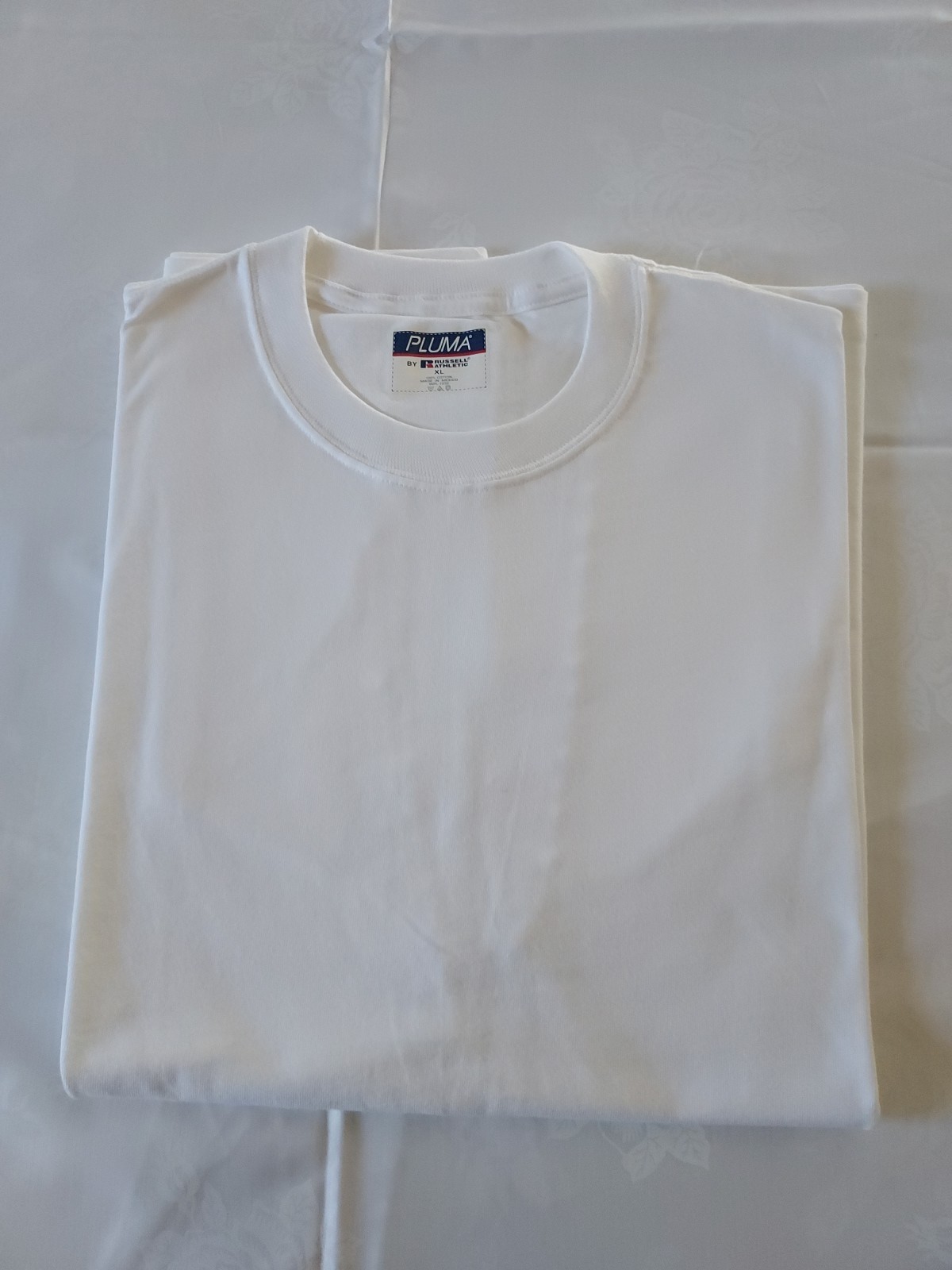 T Shirt By Pluma, Russell Athletic, New, White, Size XL, 100% Cotton,