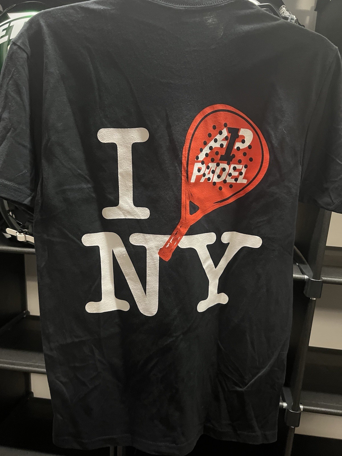 A1Padel T-Shirt Size Small I Love A1NY Tee Shirt Adult Unisex Black Short Sleeve