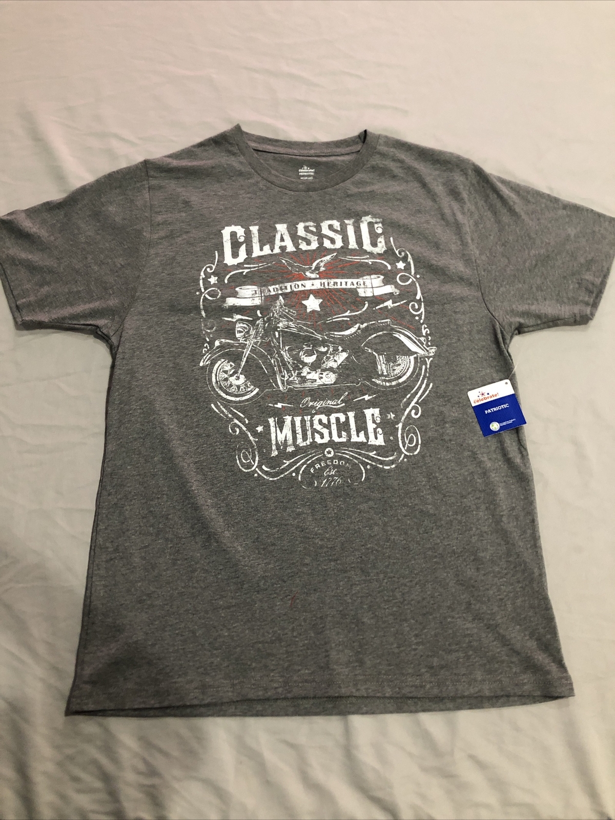 Way To Celebrate! Patriotic Men&rsquo;s Graphic T-Shirt Size M