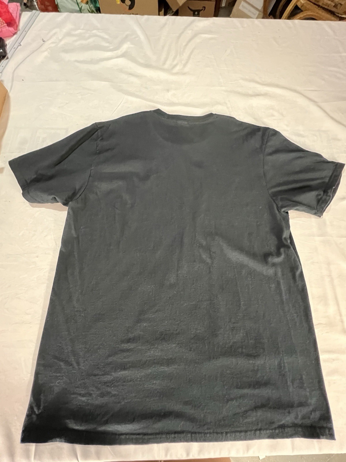 American Flag/Deer T-shirt Size L 9Pre-Loved)