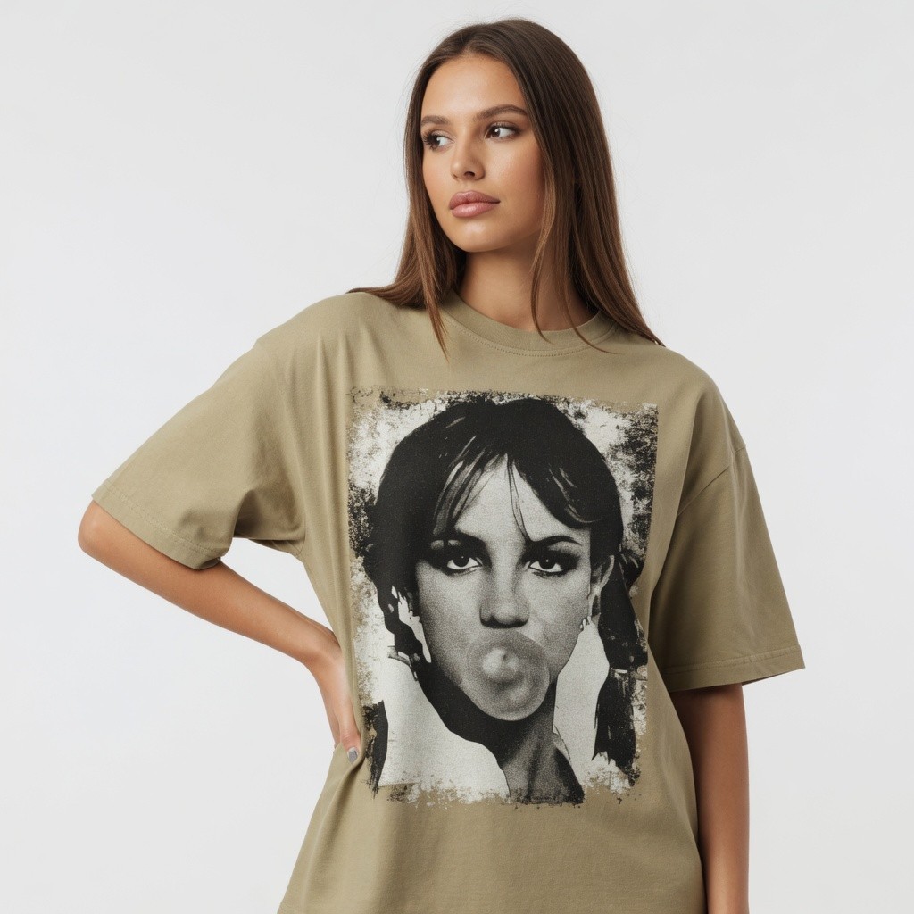 Y2K Pop Music Aesthetic Bubble Gum Graphic T Shirt Vintage Style Tee