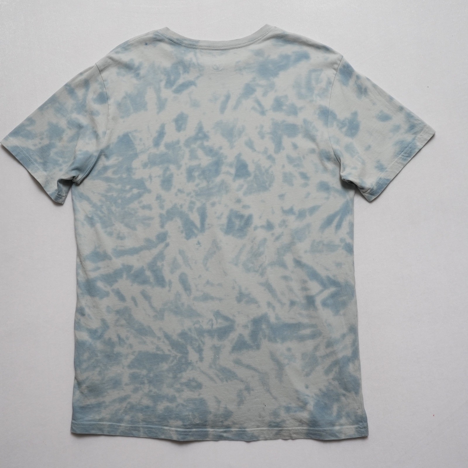 Volcom Stone Dye T-Shirt Mens Large Celestial Blue Tie Dye Modern Fit A5232200