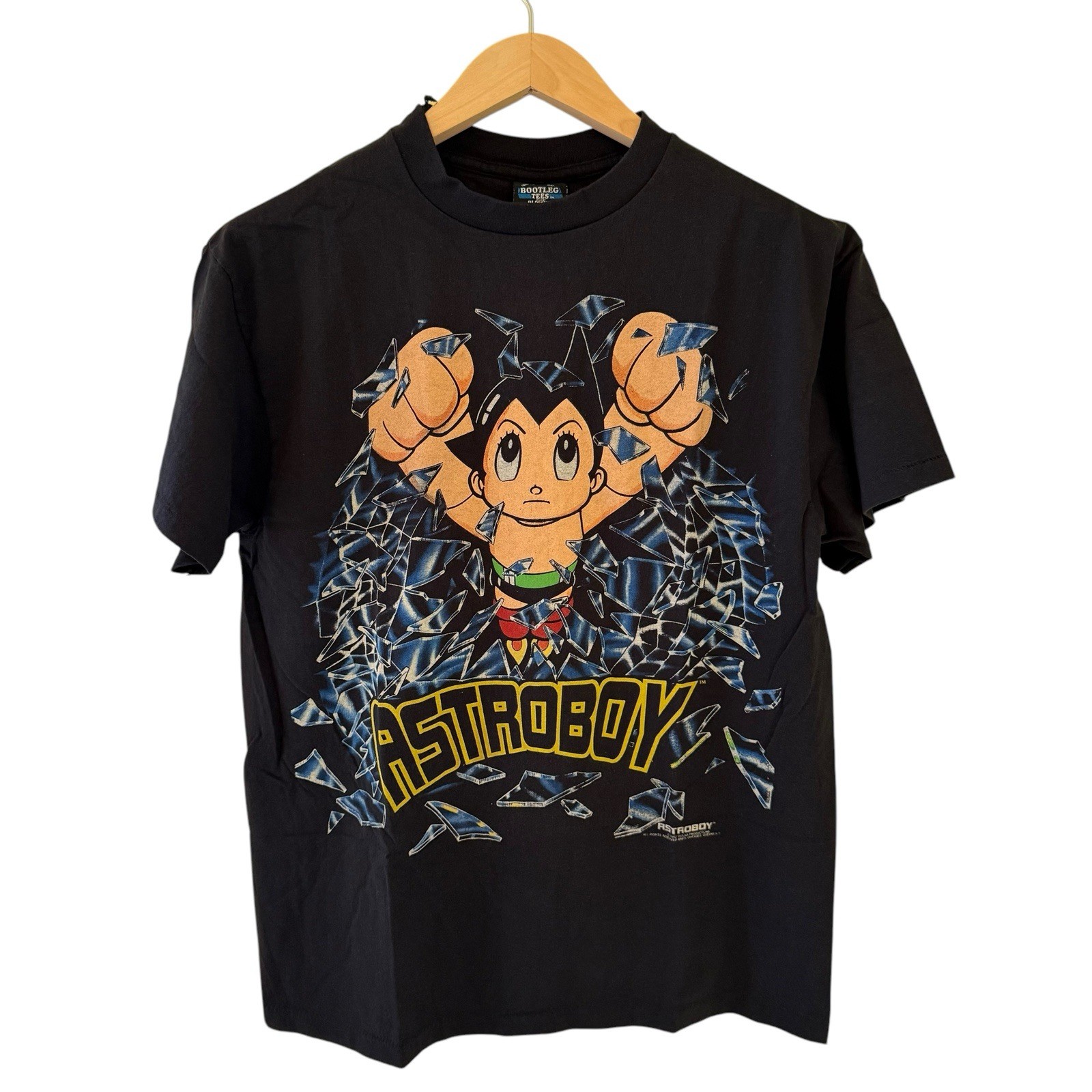 Vintage 1952 Astro Boy Shattered Glass REPRINT Changes T-Shirt Sz Large