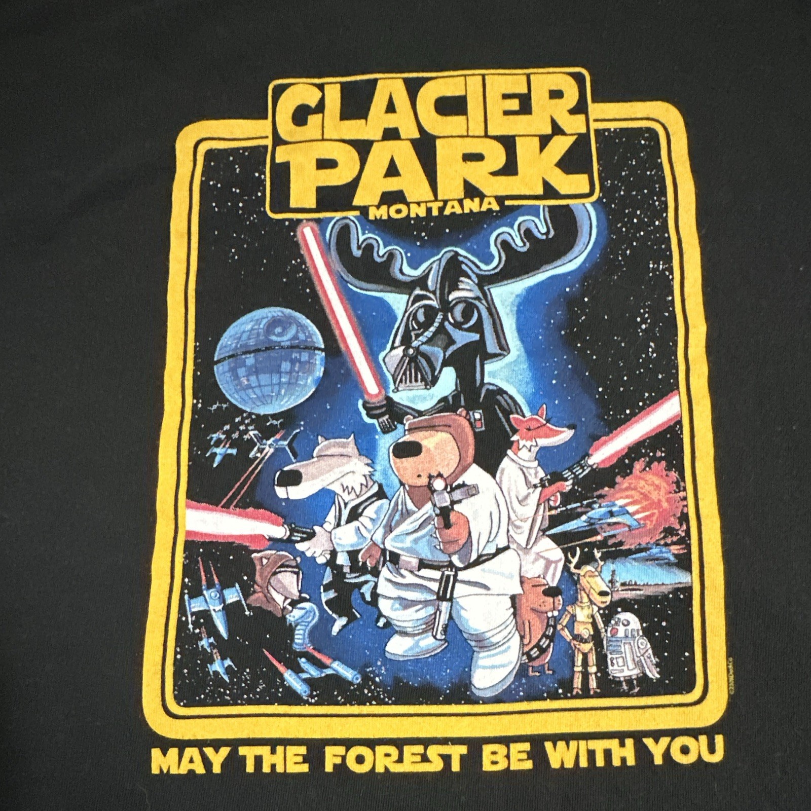 Buckle-Down Men&rsquo;s Black Star Wars Graphic Logo T-Shirt Crew Neck Cotton XL