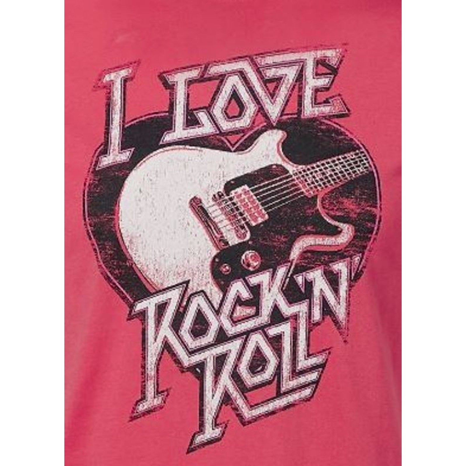 Academy Sports « I Love Rock N Roll » Short Sleeve Crew T-Shirt Tangerine MD $20