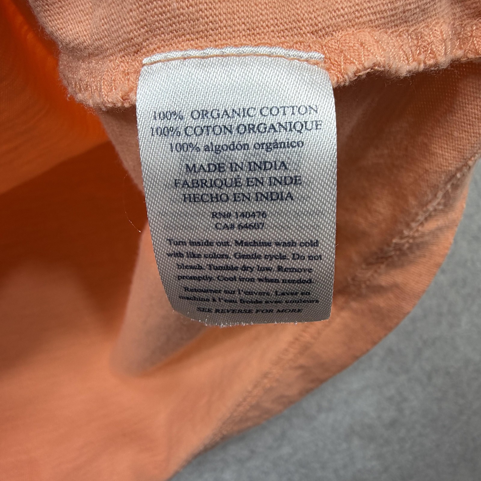 Faherty Shirt Mens Large Orange Good Medicine Surf Club Organic Artist Series