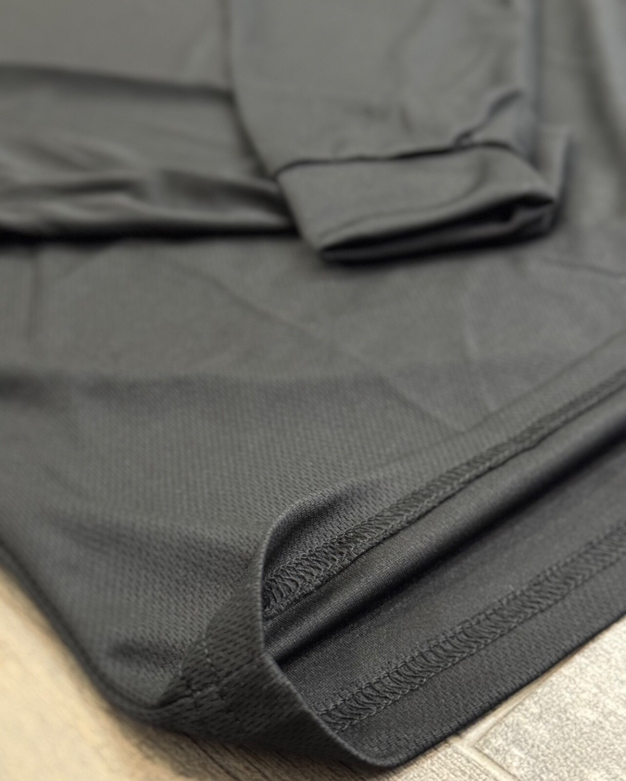 DRI-FIT Hoodie Long Sleeve T-Shirts, UPF 50+ Sun Protection Hooded BLACK