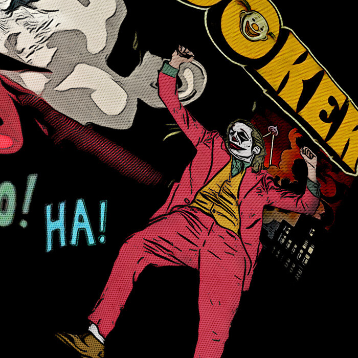 The Joker 2019 Joaquin Phoenix Batman Arthur Fleck Vintage Comic Style T-Shirt