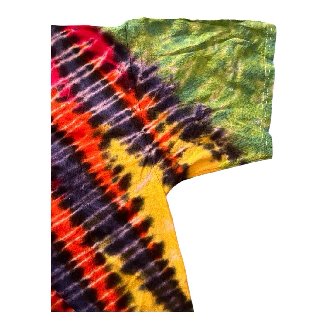 Mens Tie-Dye T-Shirt One Of A Kind Folk Art Colorful Xl New High-Quality