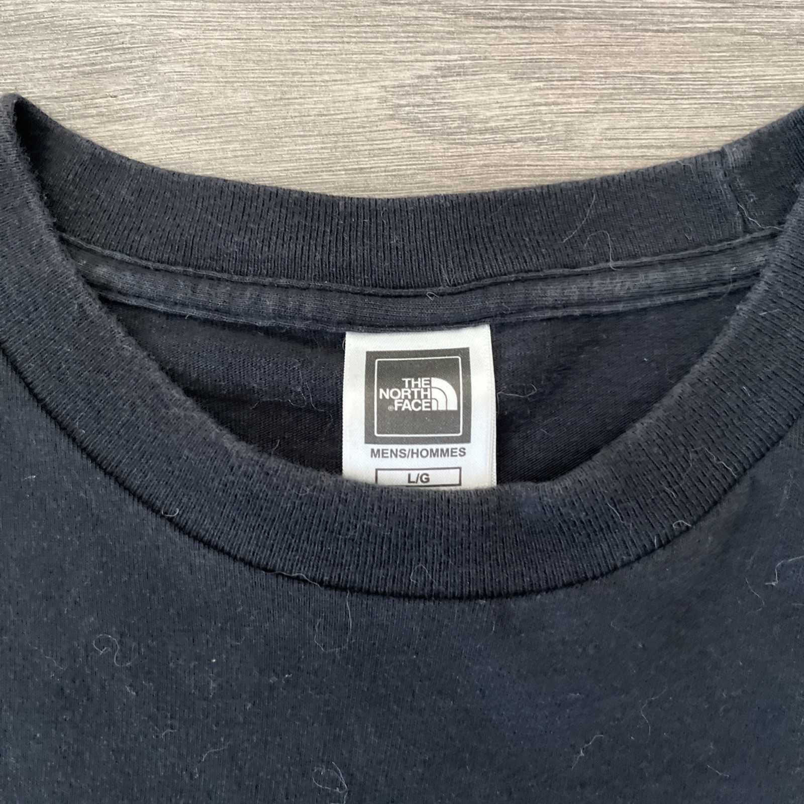 The North Face Mens L T Shirt Black Short Sleeve
