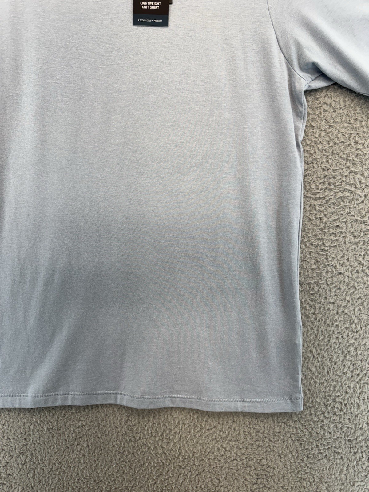 Kenneth Cole Medium Active Tech T-Shirt Sky Blue Stretch NWT