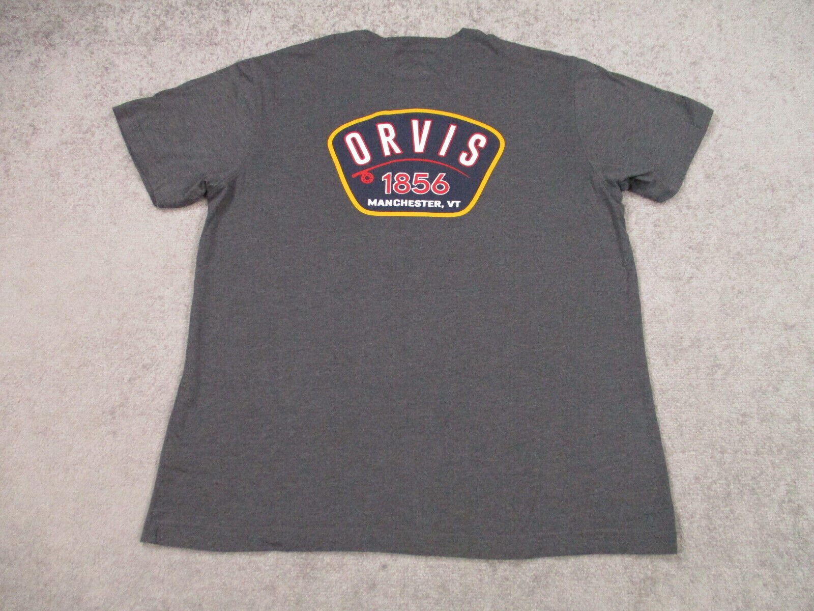 Orvis Mens&rsquo; Outdoor Classic Fit Graphic Tee Shirt, Gray Size M