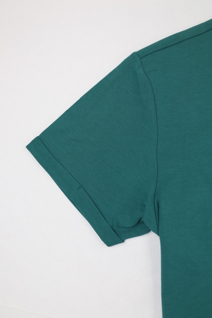 Kenneth Cole Men&rsquo;s Crew Neck Short Sleeve Active Tee Pacific Green M Embroidery