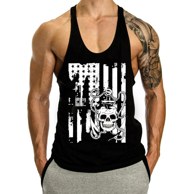 Men&rsquo;S Tank Top Gym Tank Top Fitness Men&rsquo;S Fitness BodybuildingClothing Vest