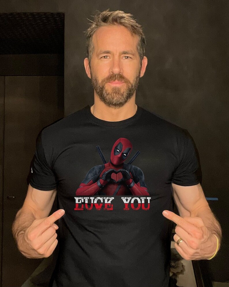 Deadpool Love You Men&rsquo;s T-Shirt Funny Movie Themed Novelty Tee Shirt Unisex Top