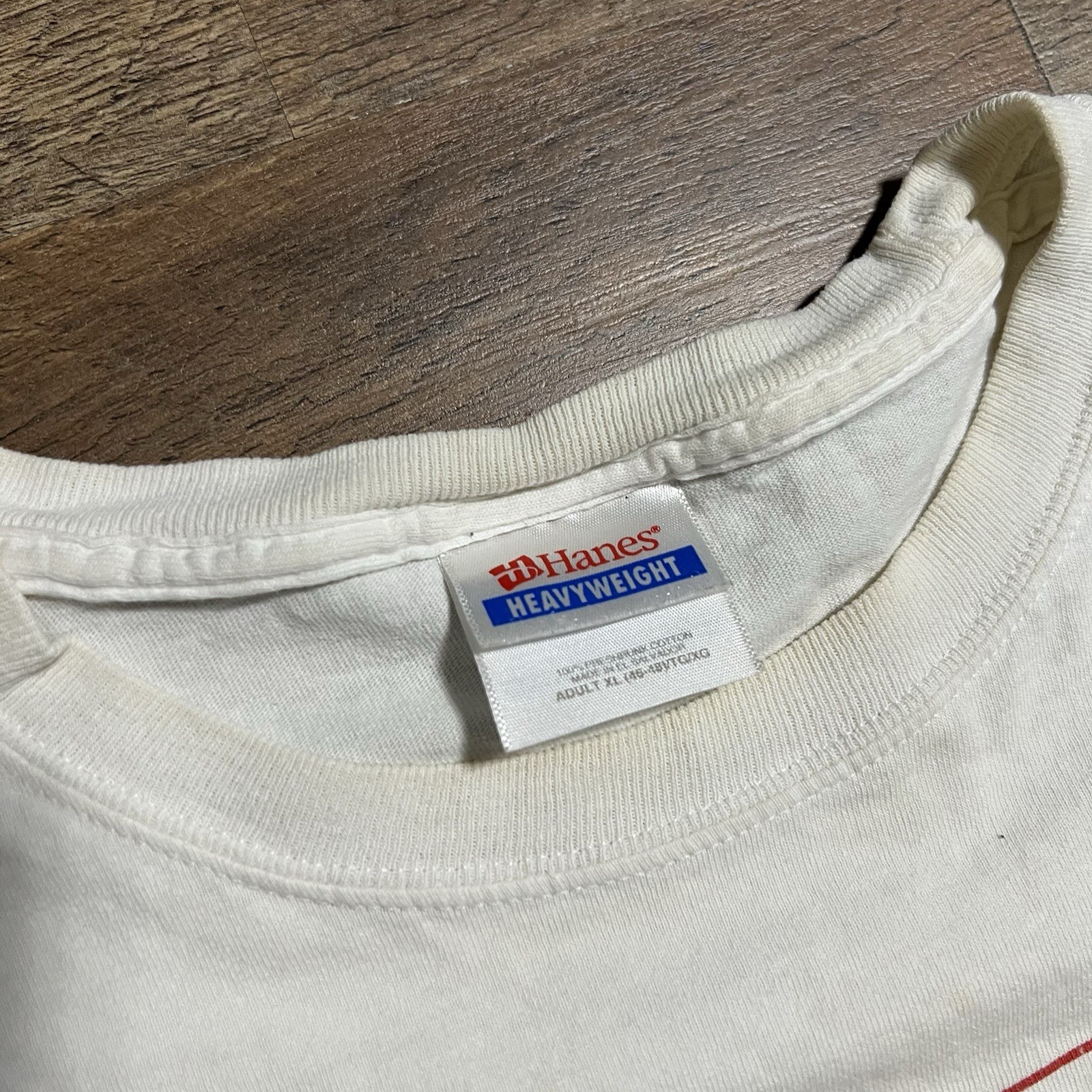 Vintage Budweiser King of Beers T-shirt Mens Size XL White Tee