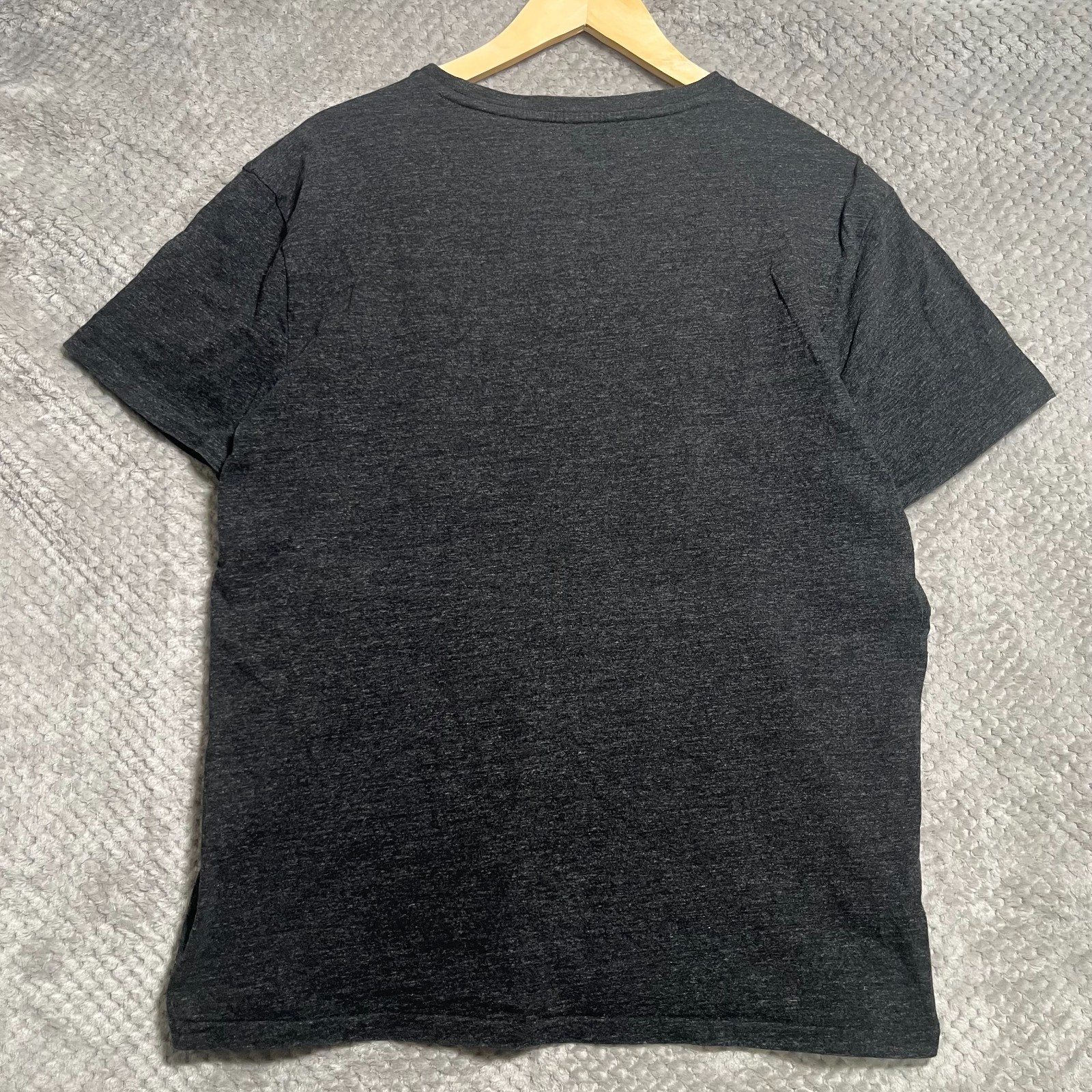 Polo Ralph Lauren Shirt Mens Large Custom Slim Fit Charcoal Grey Top Tee