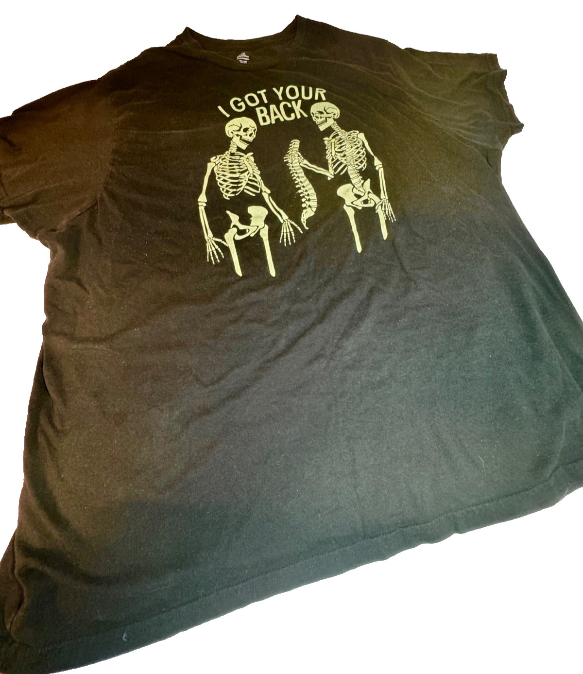 Way to Celebrate I&rsquo;ve Got Your Back Skeleton Halloween T-Shirt Men 3XL