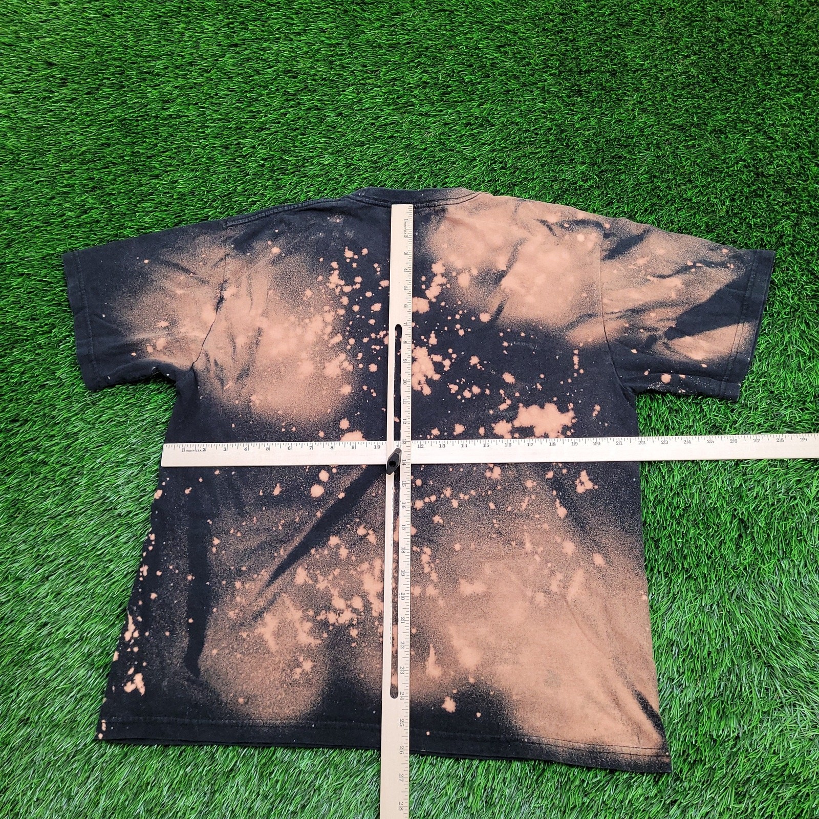 Vintage 90s Good Husband Shirt Large 22×26 Bleached Black