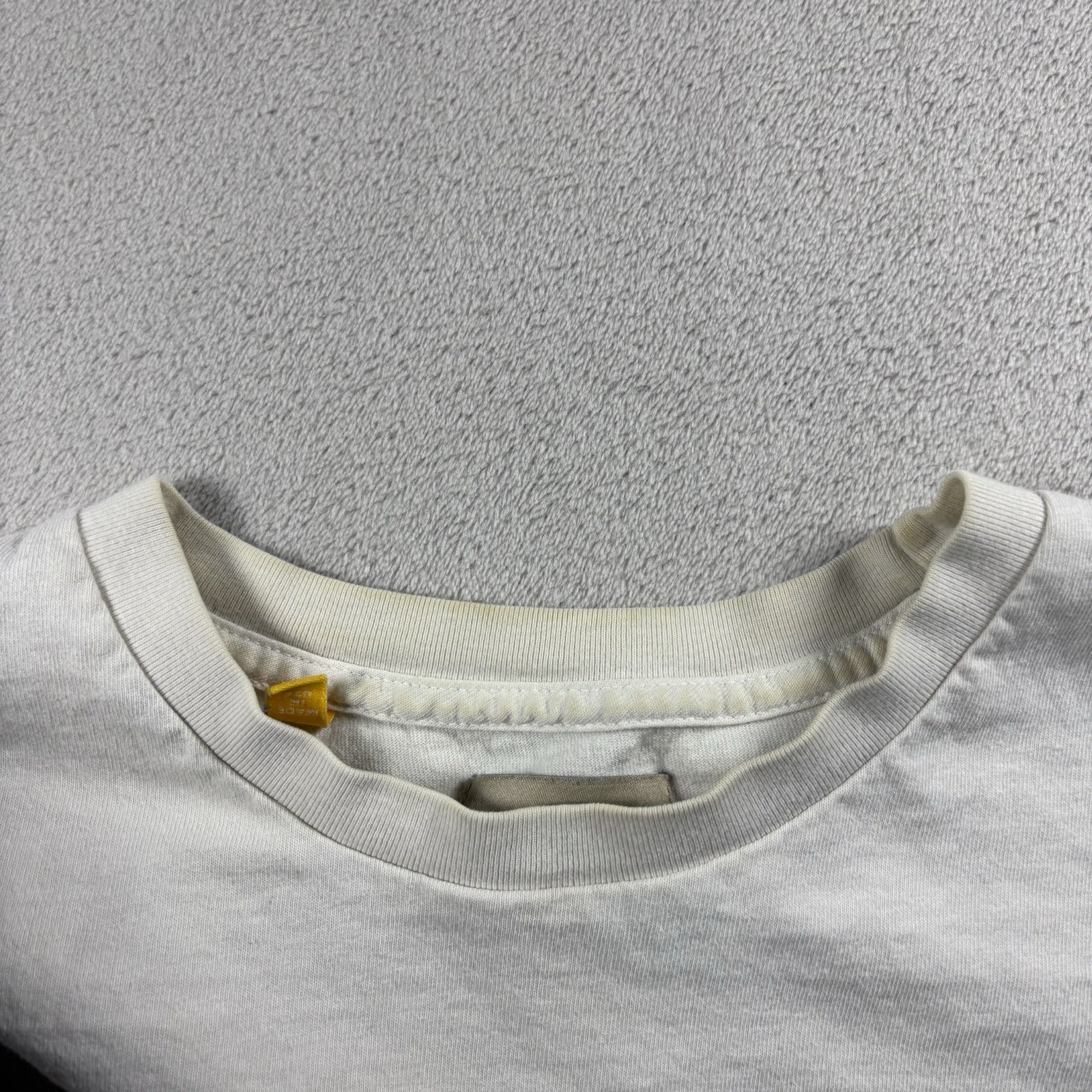Gallery Dept Shirt Men’s S Beige Hollywood CA Double Sided Logo Streetwear #6A