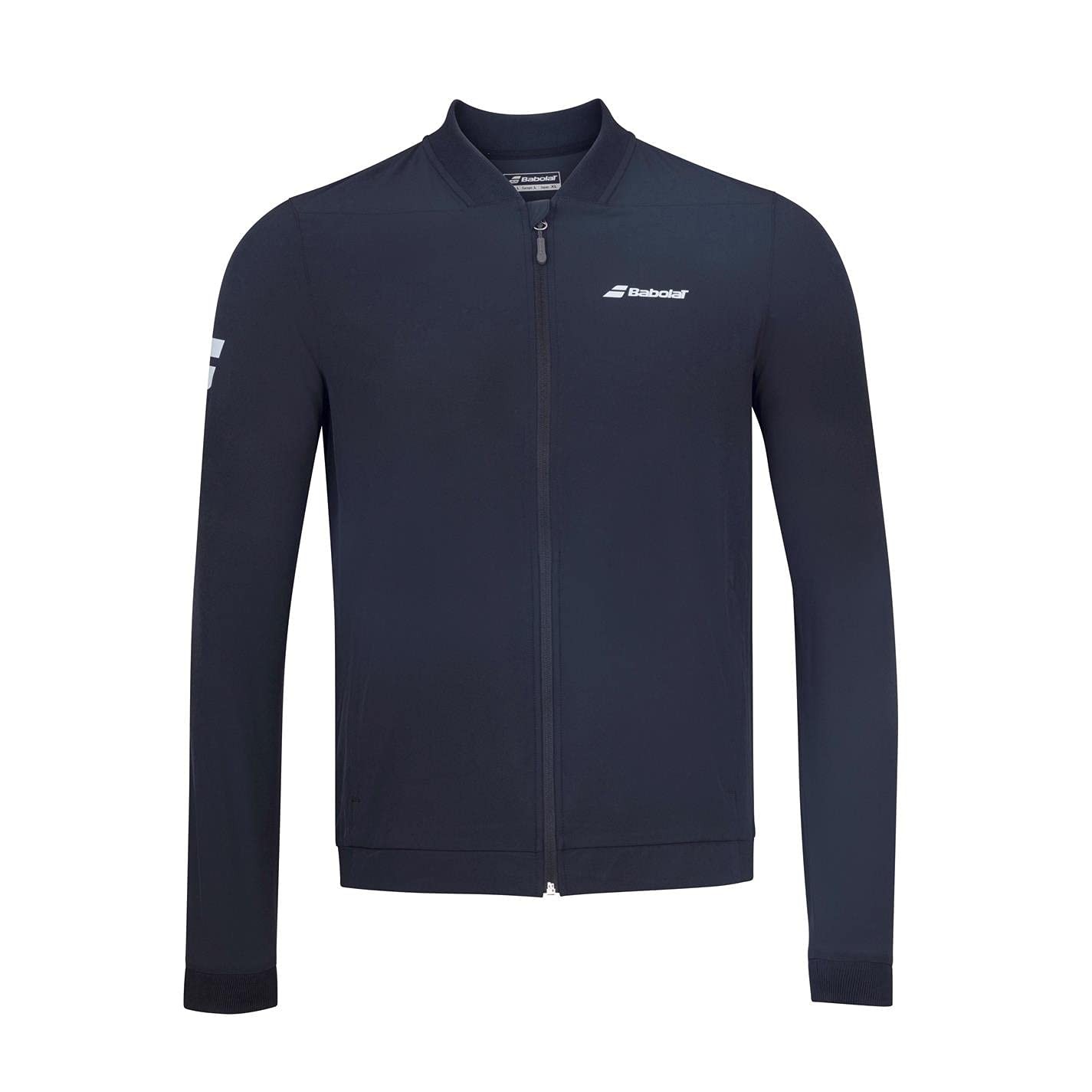 Men&rsquo;s Play Tennis Training Jacket, Black/Black (US Size Medium)
