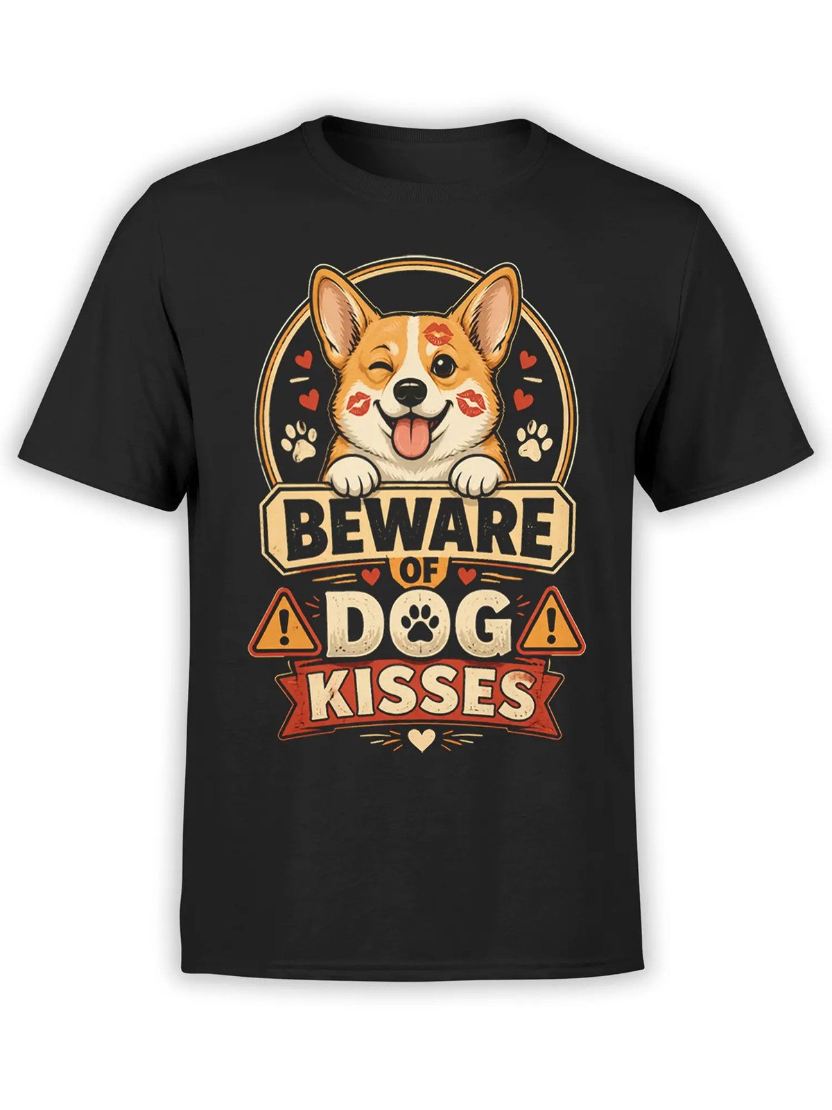 Kiss Hazard Dog T-Shirt | Unisex