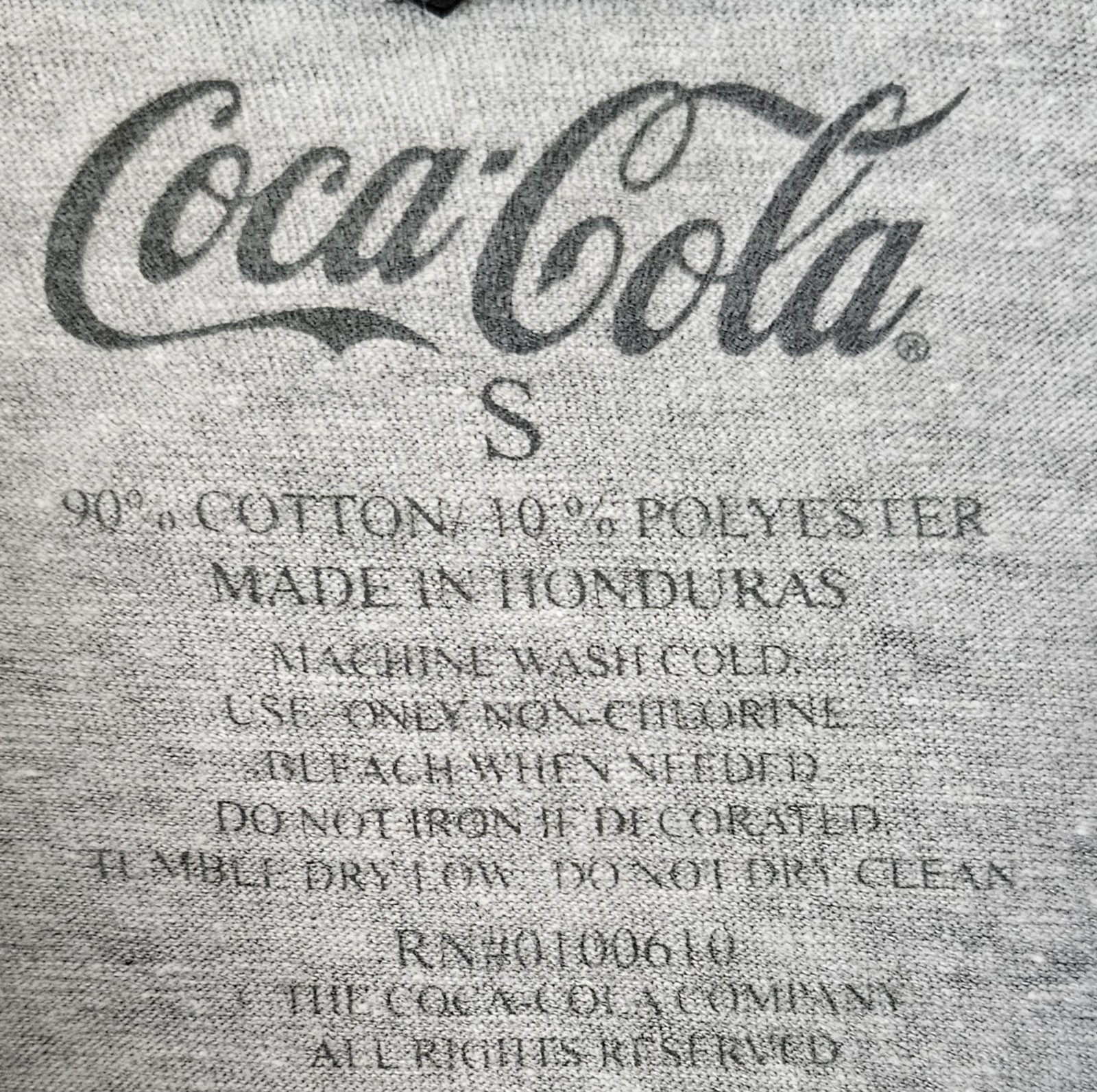 Coca Cola Patriotic American Flag Graphic Gray T-Shirt Small 4th of July NWT