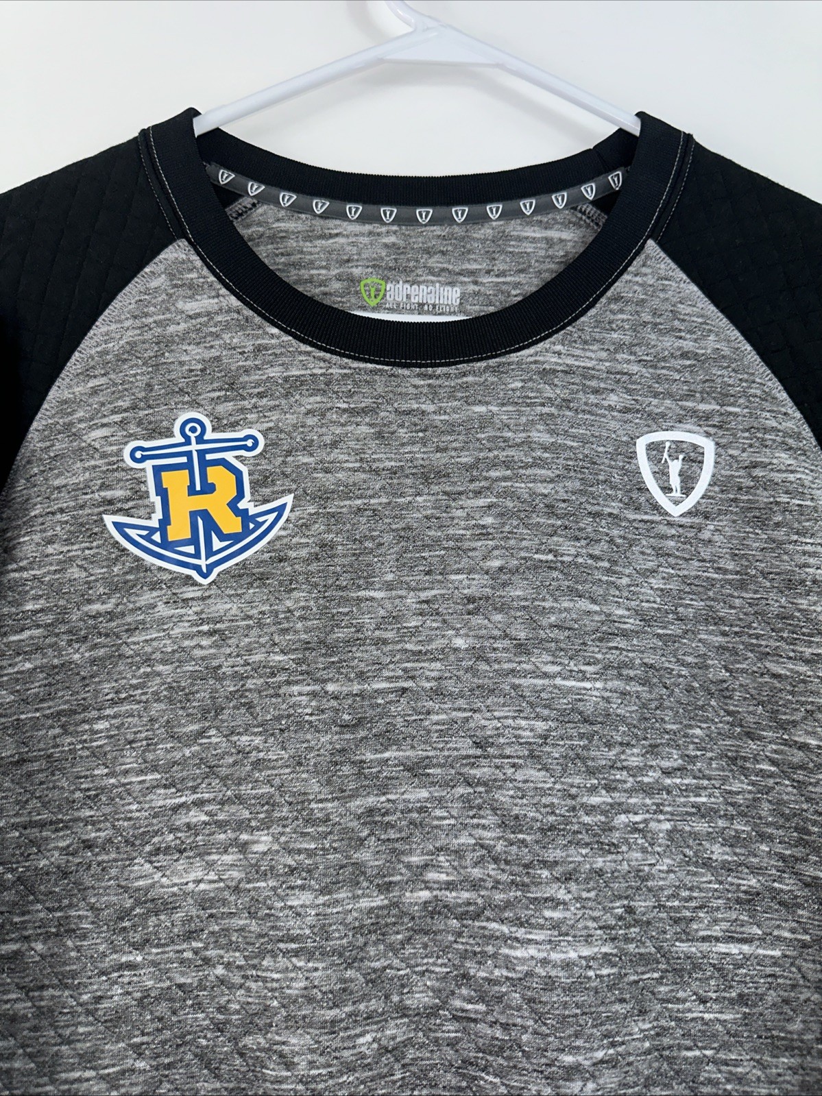 NWT Adrenaline Rollins University Tars Men’s XL Coastal Crew Gray Black LS Shirt
