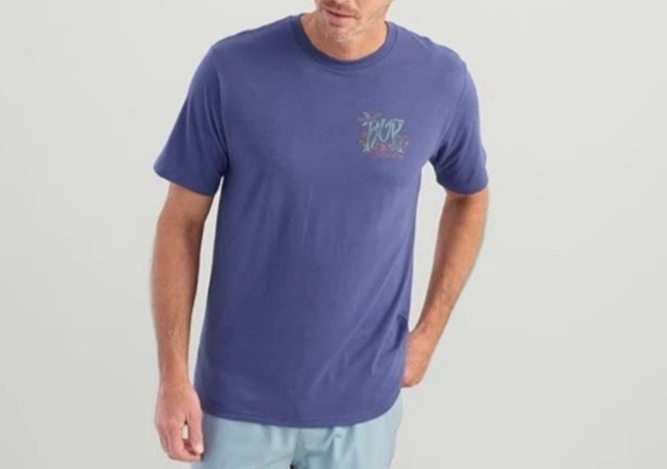 🔥HUK Men&rsquo;s SS Performance Fishing -Night Sword Tee Skipper Blue, Sz. XL, NWT
