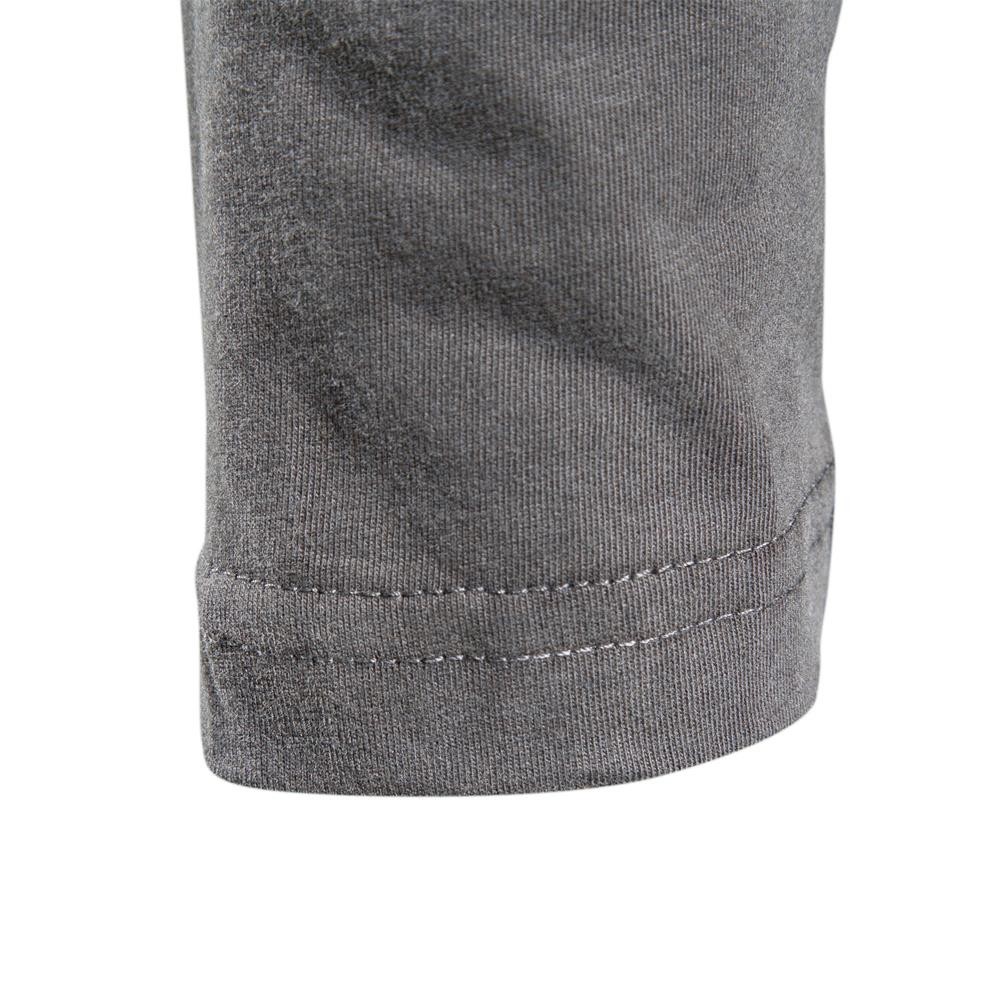 100% Cotton Long Sleeve T Shirt for Men Solid Spring Casual Mens T-shirts High