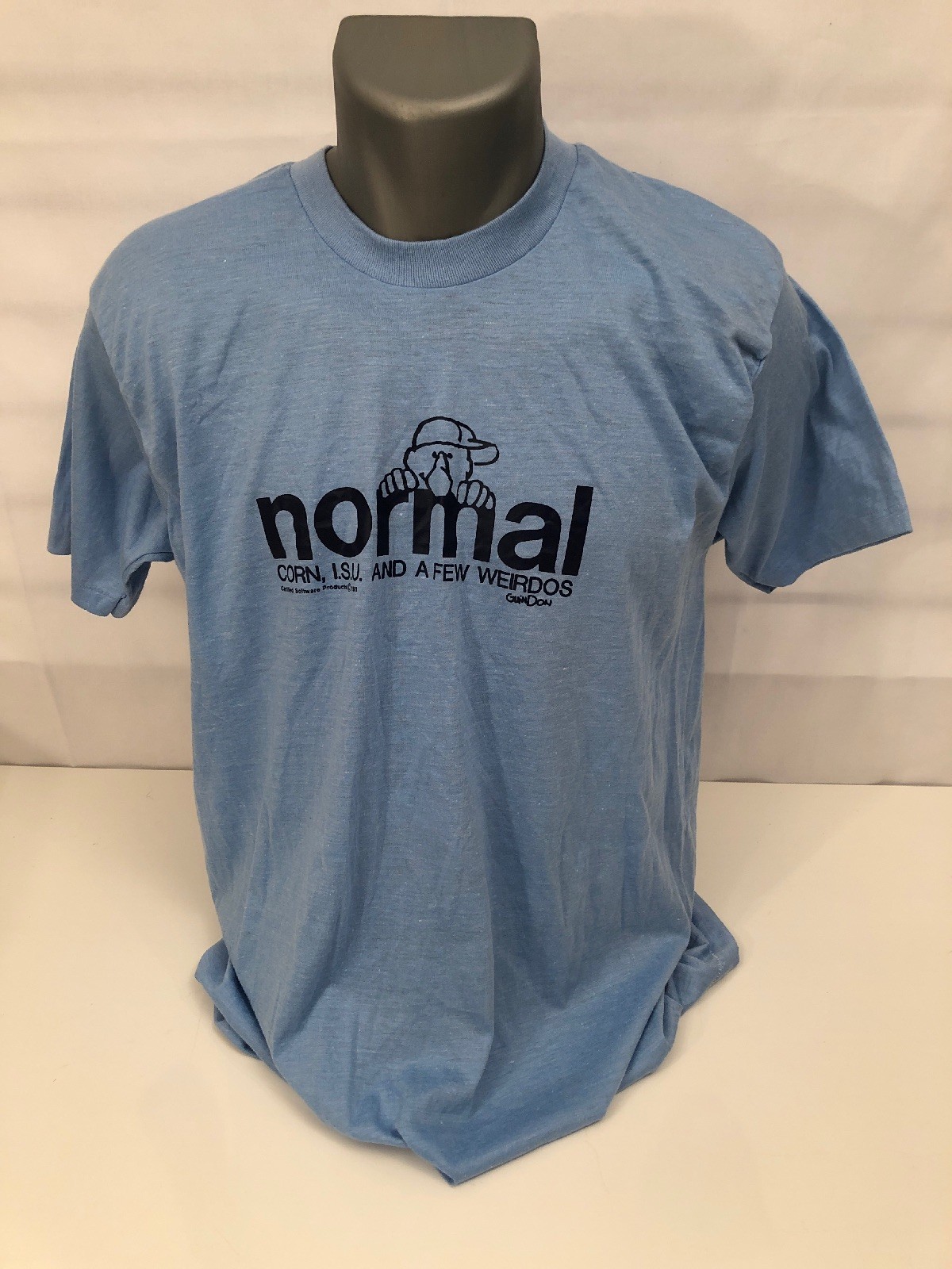 Normal Corn Isu And A Few Weirdos Grim Don Vintage 80s T Shirt Blue Size M Or L