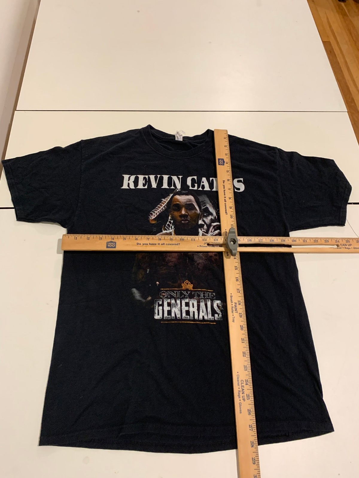 Kevin Gates T Shirt Large Black Only The Generals Tour Merch BWA Hip Hop Rap