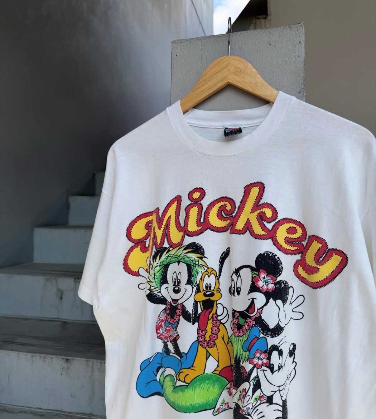 Vintage 90s T-shirt Disney Mickey Mouse and Minnie Mouse XL