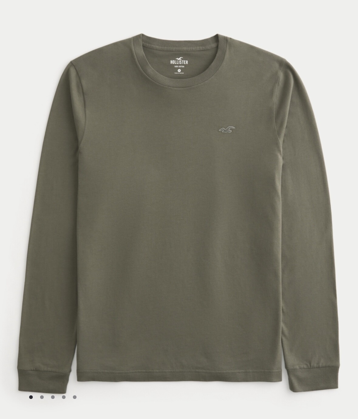 NWT HOLLISTER MEN&rsquo;S Soft Icon Long Sleeve Tees T-Shirts, Sizes M / L / XL/ XXL