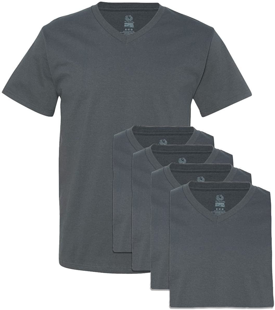 Fruit of the Loom Men&rsquo;s V-Neck Tee (Pack of 5) MANY COLORS AVAILABLE