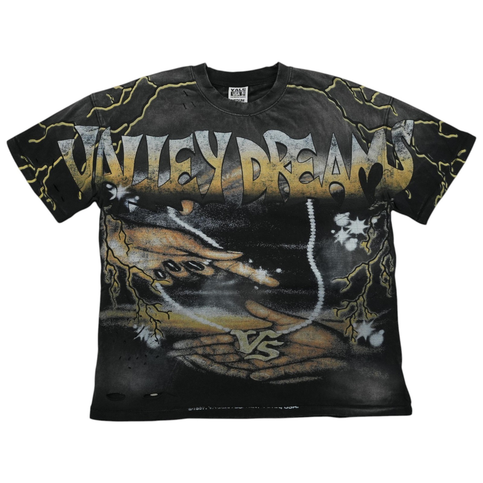 Vale Forever Hands of God T-Shirt Washed Black