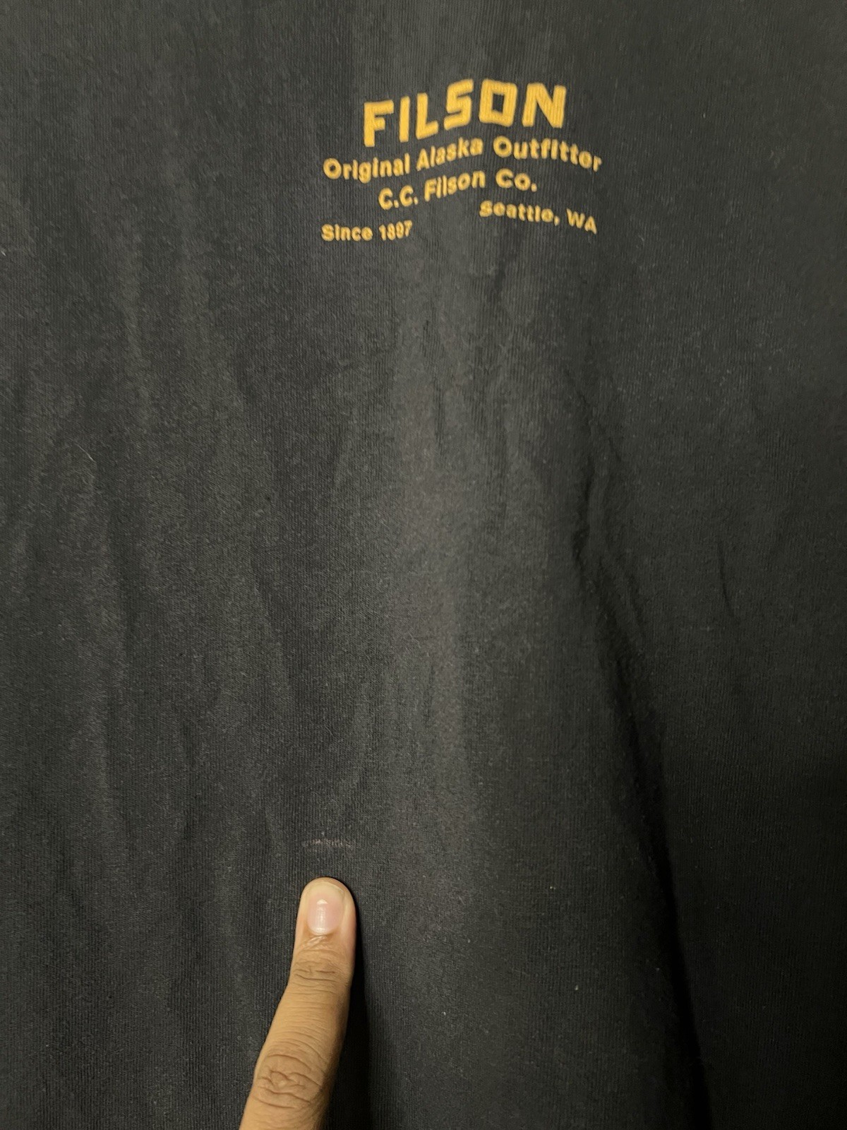 CC Filson Original Alaska Outfitter T Shirt Size 2XL *FLAW*