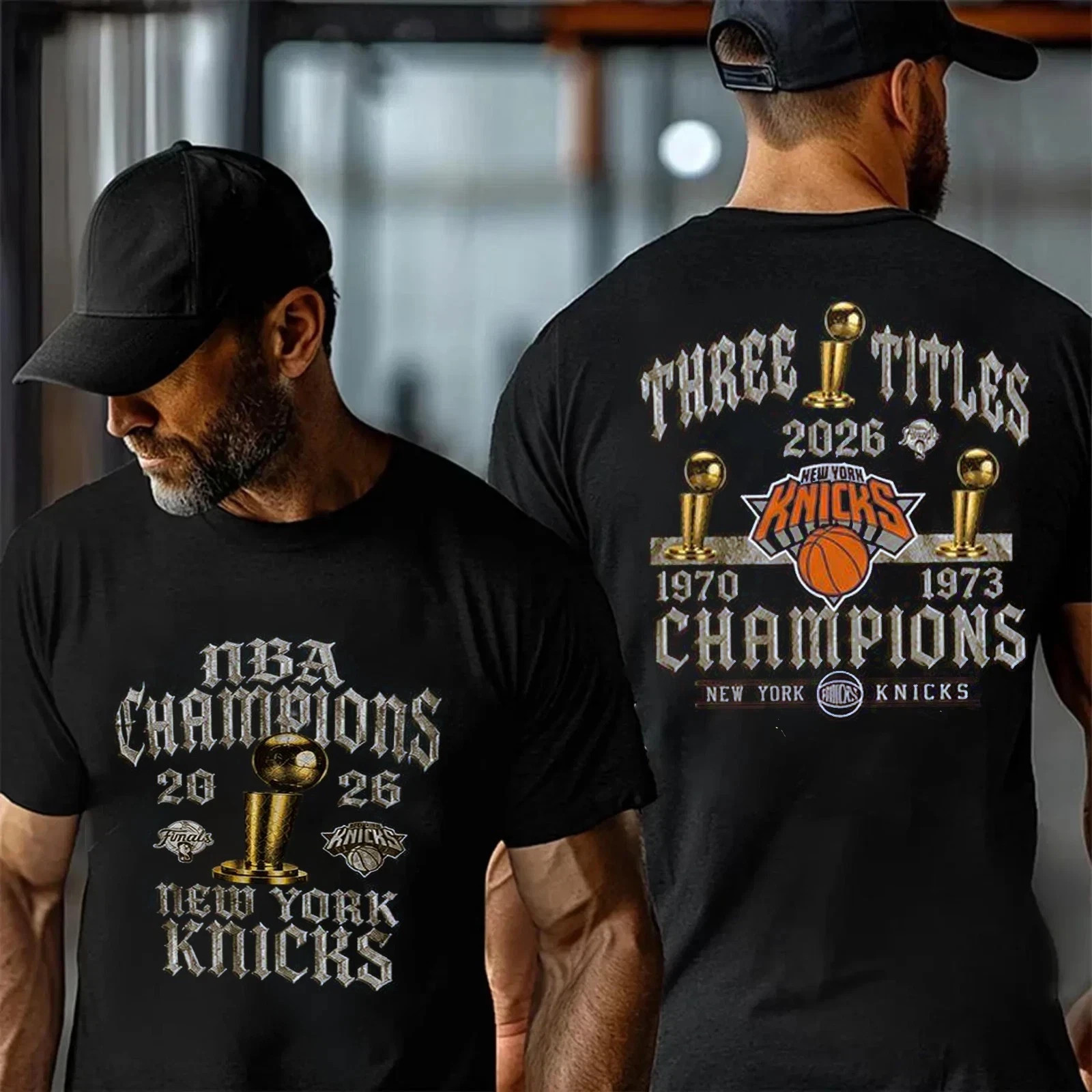 New York Team 2026 Basketball Finals Champions Limited Edition 2-sided T-Shirt