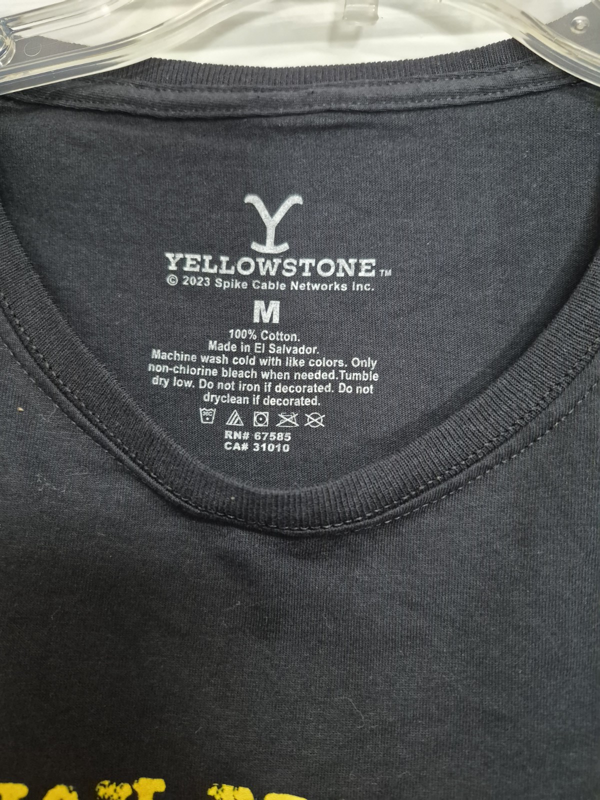 Yellowstone Rip « Trailer Park » Graphic WOMEN&rsquo;S Crew Neck Cotton Tees Black M