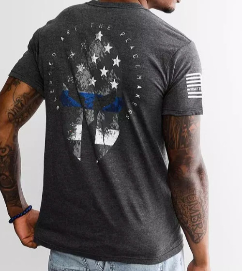 HOWITZER Men&rsquo;s RESPECT SPARTAN Short Sleeve Crew Tee LARGE NWT -25% Off Retail