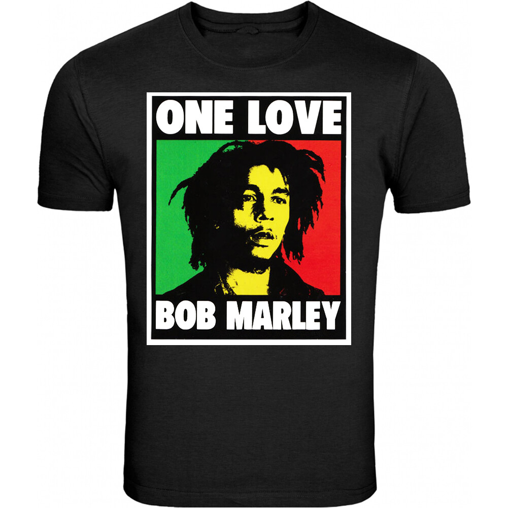 Bob Marley Smoking Joint tee Rasta One Love Lion Zion S – 5XL T-Shirt Tee