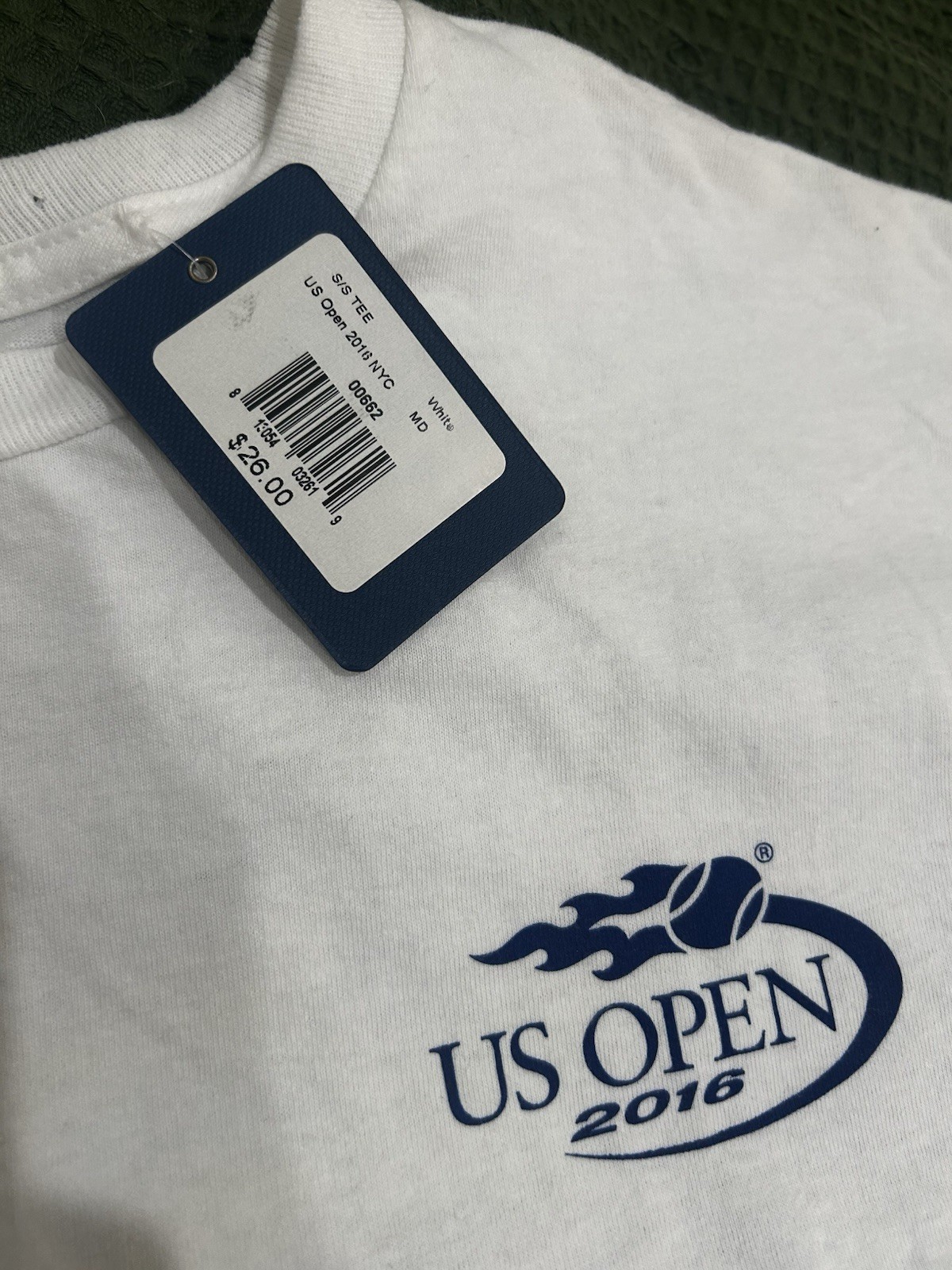 US Open 2016 NYC T-Shirt Medium NWT Tennis Graphic White Official Licensed