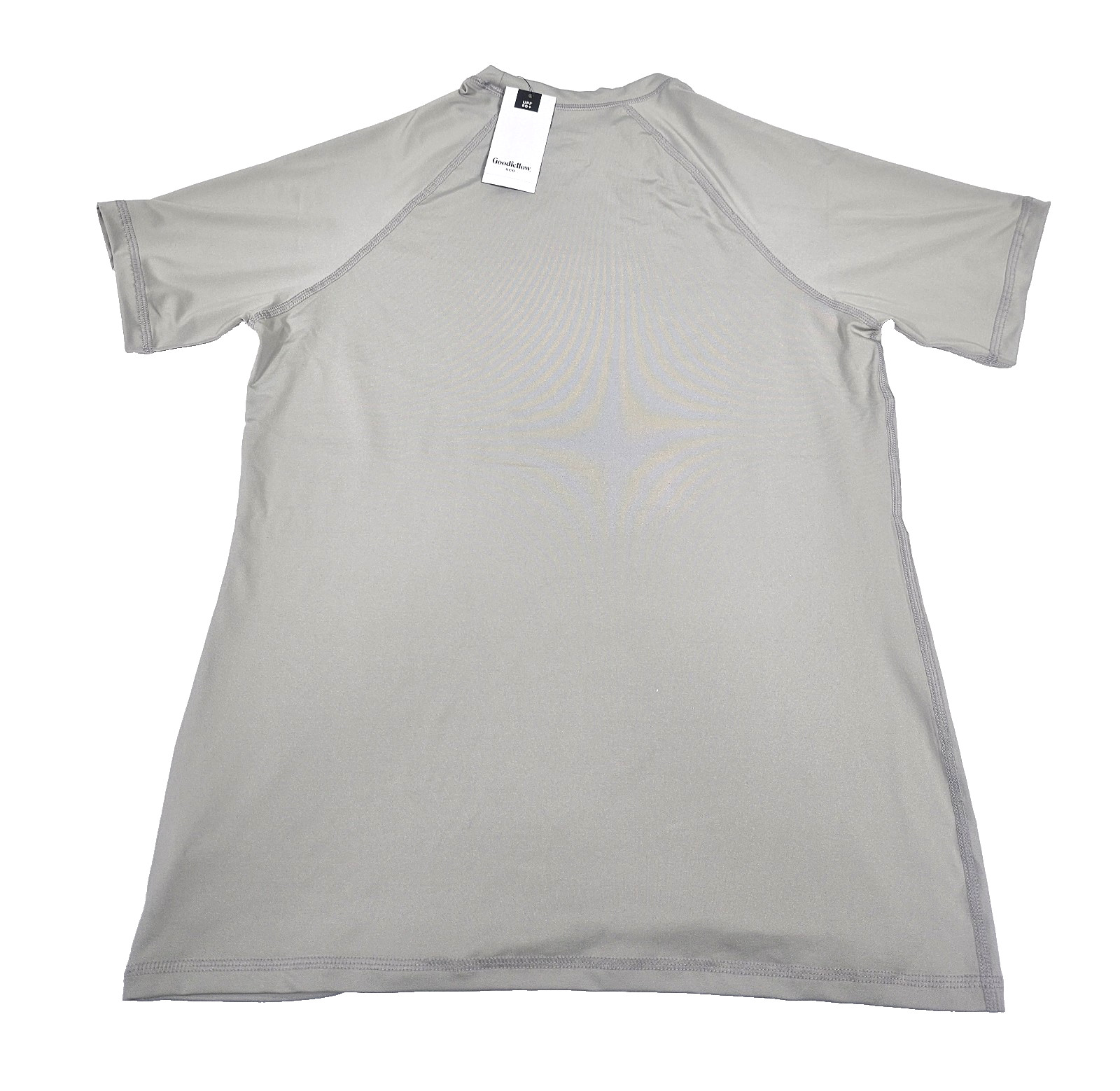 Men&rsquo;s Short Sleeve Shirt Medium Mesh Light Gray UPF50+ Quick Dry Goodfellow