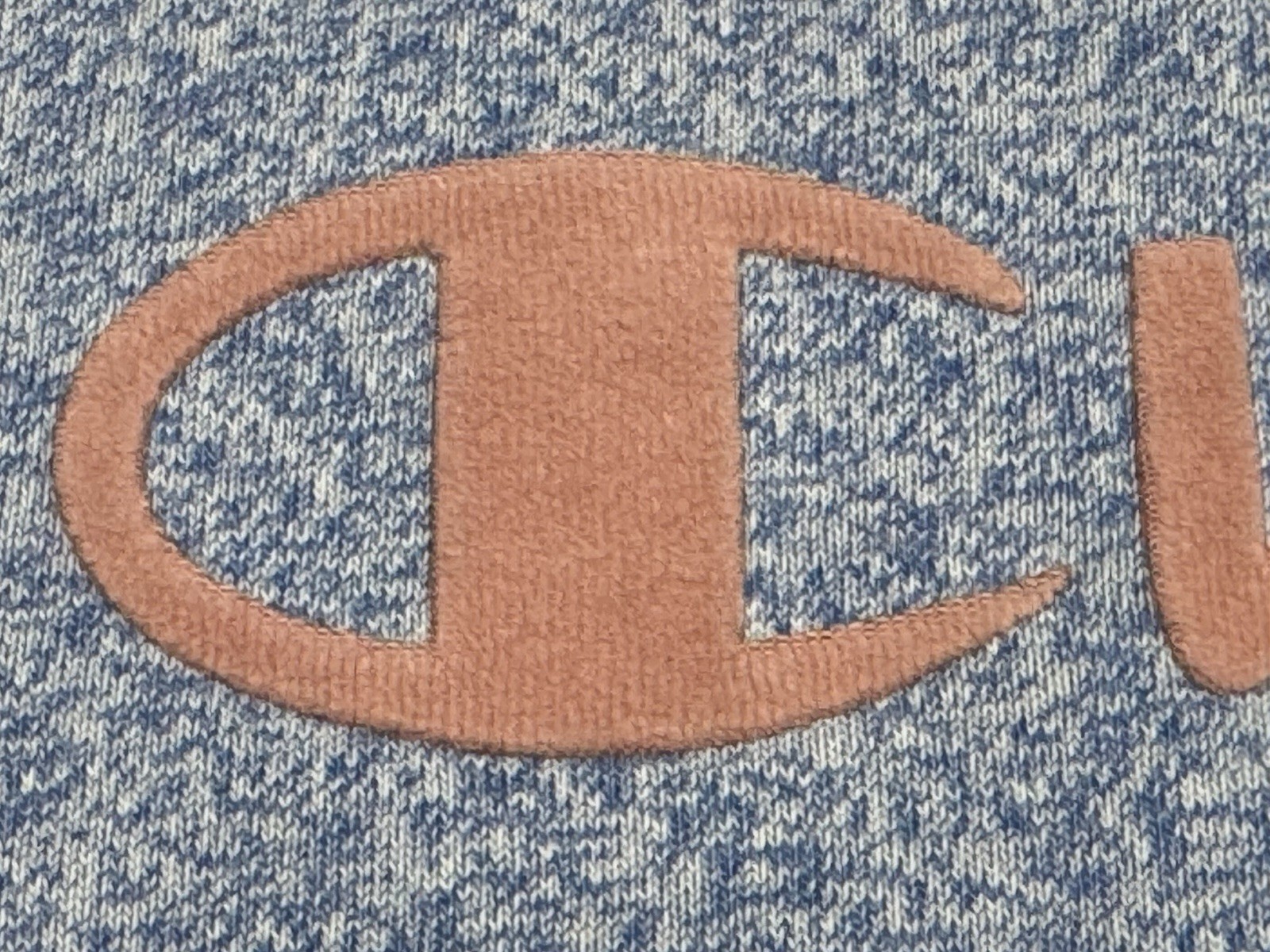 Vintage Champion Heritage Soft Fabric Logo Chest T-Shirt Blue Men’s Large