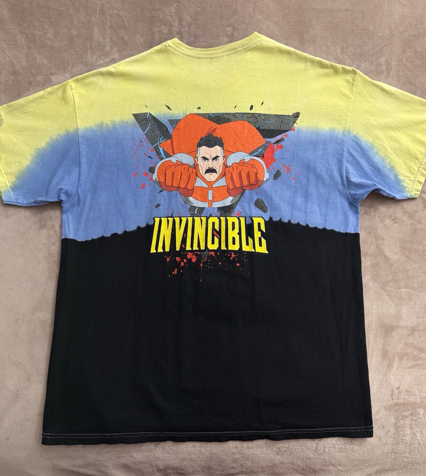 2XL 2021 Hypland INVINCIBLE Amazon Prime NTWRK Exclusv Tie-Dye T Shirt Omni Man￼