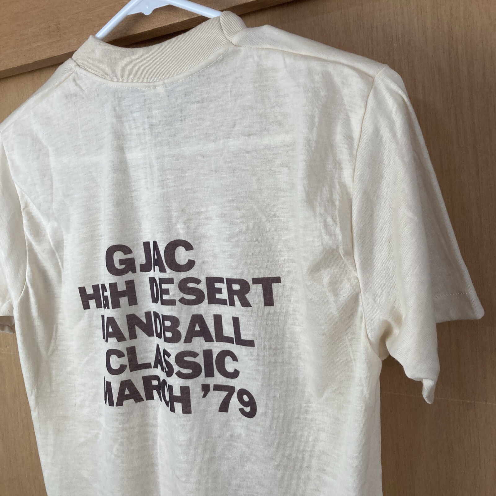 Vintage Medium 1970s Mayo Spruce T Shirt Colorado High Desert Handball 1979