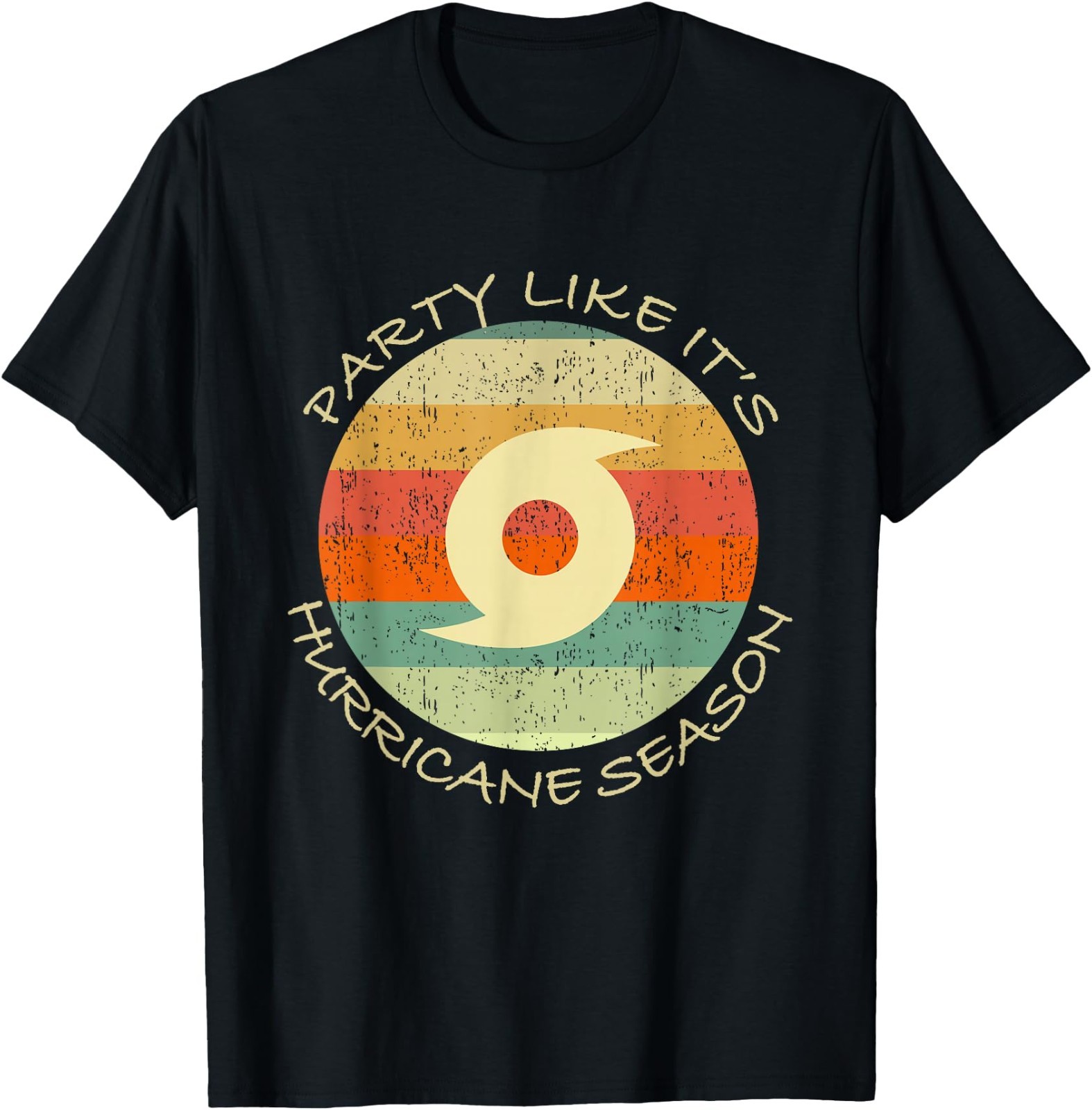 Party Like It&rsquo;s Hurricane Season Funny Graphic Weather T-Shirt