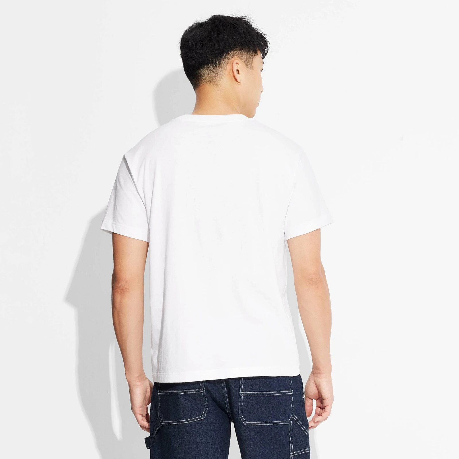 Large – Mens Short Sleeve Sun City T-Shirt – Original Use – White