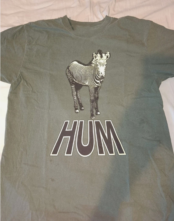 Hum Band Album Collection All Size Green T-shirt