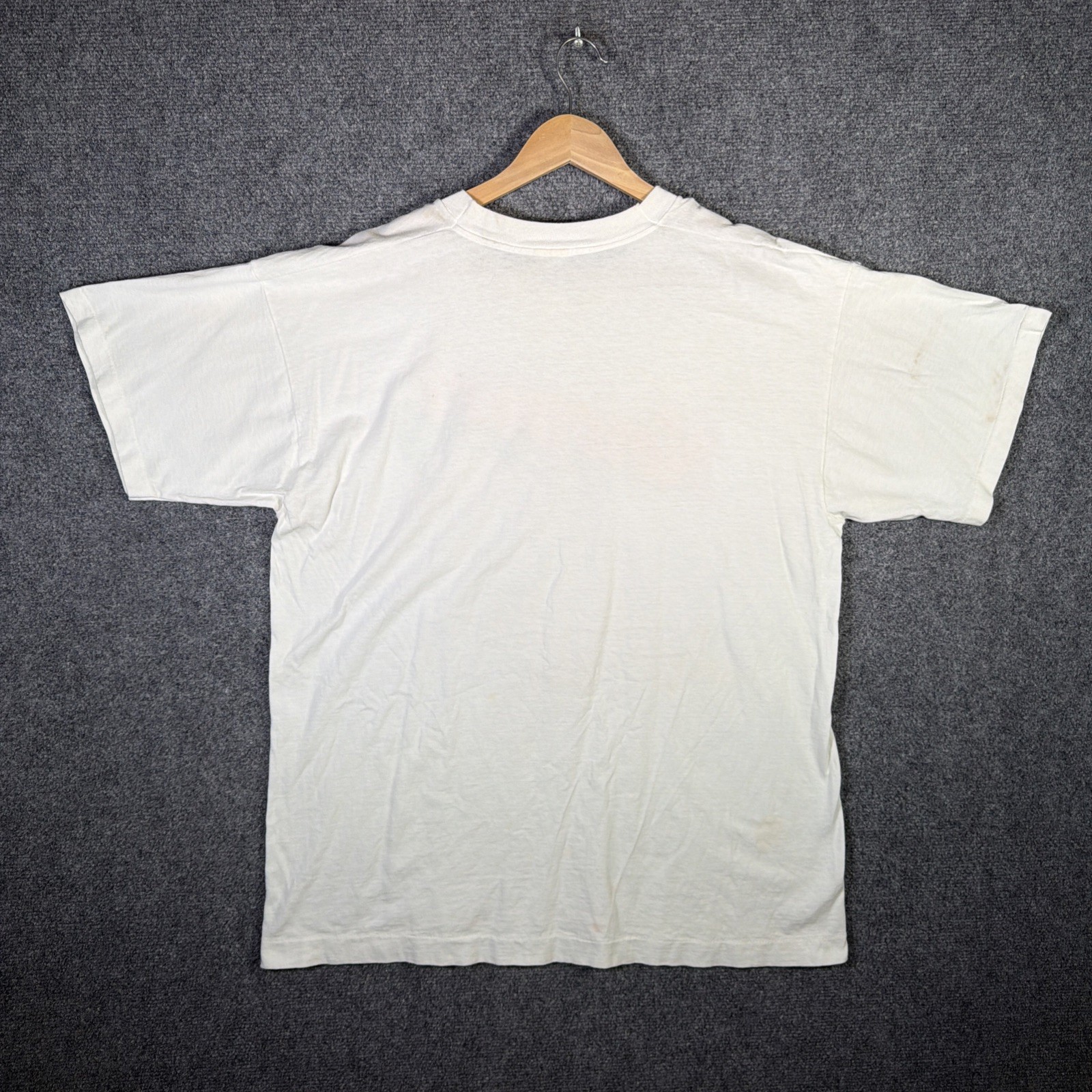 Vintage Newport Shirt Mens XL White 90s Cig Promo Marlboro Retro Neon Parody